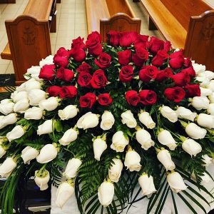 DOUBLE SIDED CASKET SPRAY